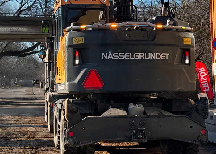 En grävmaskin